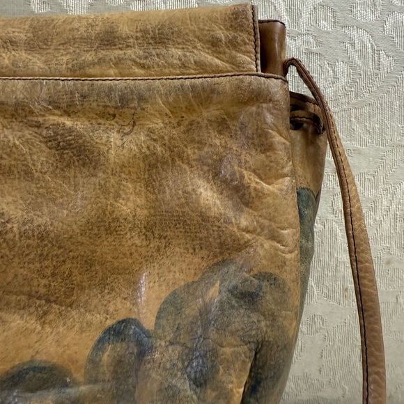 Vintage Tiger Print Leather Bag - Picture 13 of 16